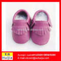 Hot sale Beautiful Colorful Purple Red Gold Gray Fringe Cute Baby Shoes Kid Shoes For Girls Leather Baby Walker